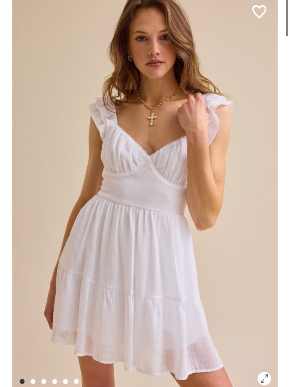 Altar'd State Cass Tiered Mini Dress NWT